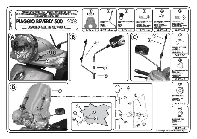 installation directions page 1